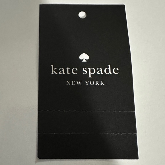 Kate Spade Two-Tone Card Holder in Gray and Cream - Picture 9 of 10